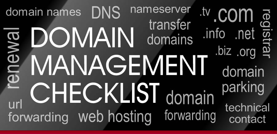 Domain Name Management Checklist